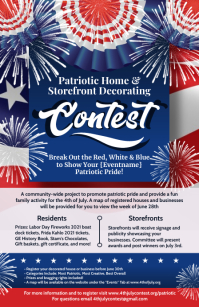 4th July Decorating Contest Template Boulevardzeitung
