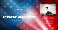 4th of July Template (3D) Facebook Shared Image