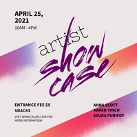 Artist Spotlight Showcase Social Media Image Pos Instagram template