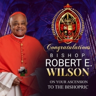 Bishop flyer Persegi (1:1) template