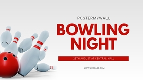 Bowling Digital Display Template Digitale Vertoning (16:9)