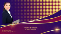 Business Card Template Biglietto da visita