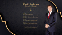 Business Card Template Biglietto da visita