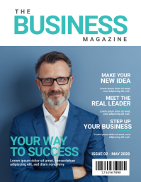 Business Magazine Cover Flyer (US Letter) template