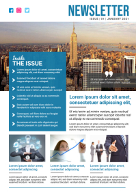 Business Newsletter Template A4