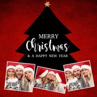 christmas, merry chritsmas, christmas holiday Square (1:1) template