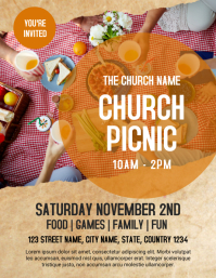 Church Picnic Flyer Template Folder (US Letter)