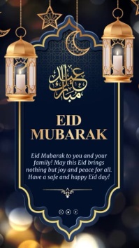 eid mubarak Instagram Story template
