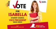 Election Campaign Facebook Event Cover template