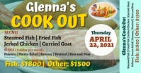 Fish Fry Ticket Facebook Ad template
