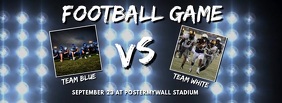 football game video template falcebook cover Ikhava Yesithombe se-Facebook