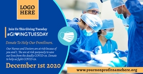 Giving Tuesday Facebook Event Header Template