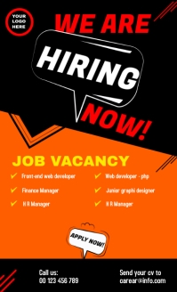 Hiring Flyer VSA Wetlik template