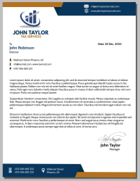 Letter Head Flyer (US Letter) template
