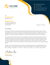 Letterhead Design Template Рекламная листовка (US Letter)