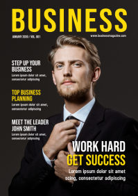 Magazine Cover Design Template A4