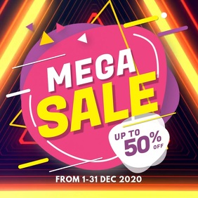 Mega Sale Instagram Video Post