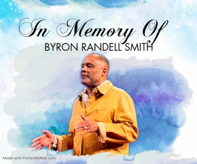 Memorial service life celebration memorial Persegi Panjang Besar template