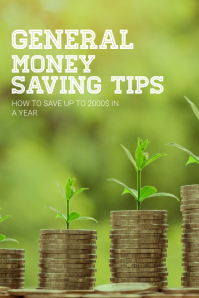 Money saving Pinterest Pin Template