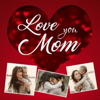 Mother's Day Flyer, Happy Mother's Day Carré (1:1) template