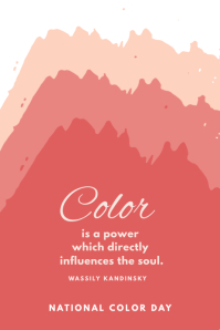 National Color Day Template ภาพกราฟิก Pinterest
