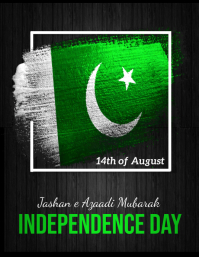 pakistan independence day, 14 august Folder (US Letter) template