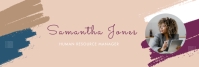 Peach HR Manager LinkedIn Banner Ibhana le-LinkedIn template