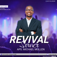Sunday Service poster Iphosti le-Instagram template