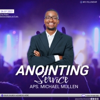 Sunday service poster Iphosti le-Instagram template