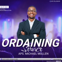 Sunday service poster Iphosti le-Instagram template