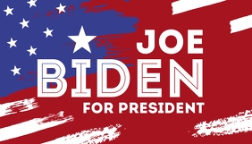 Vote Joe Biden for president 2020 campaign Blog Header template
