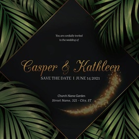 wedding flyers,anniversary flyers Publicação no Instagram template