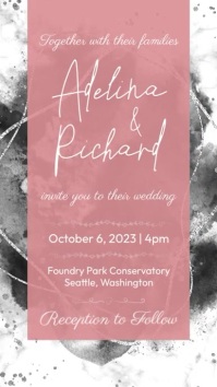 Wedding Invitation Instagram Stories Template Instagram-Story