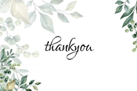 Wedding Thankyou Card Label template
