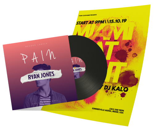 Design show-stopping band flyers and videos<