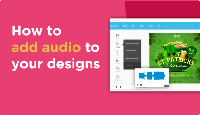 How to add audio to your designs