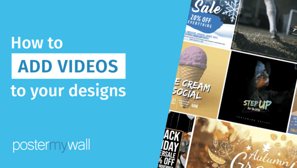 How to add videos to your design
